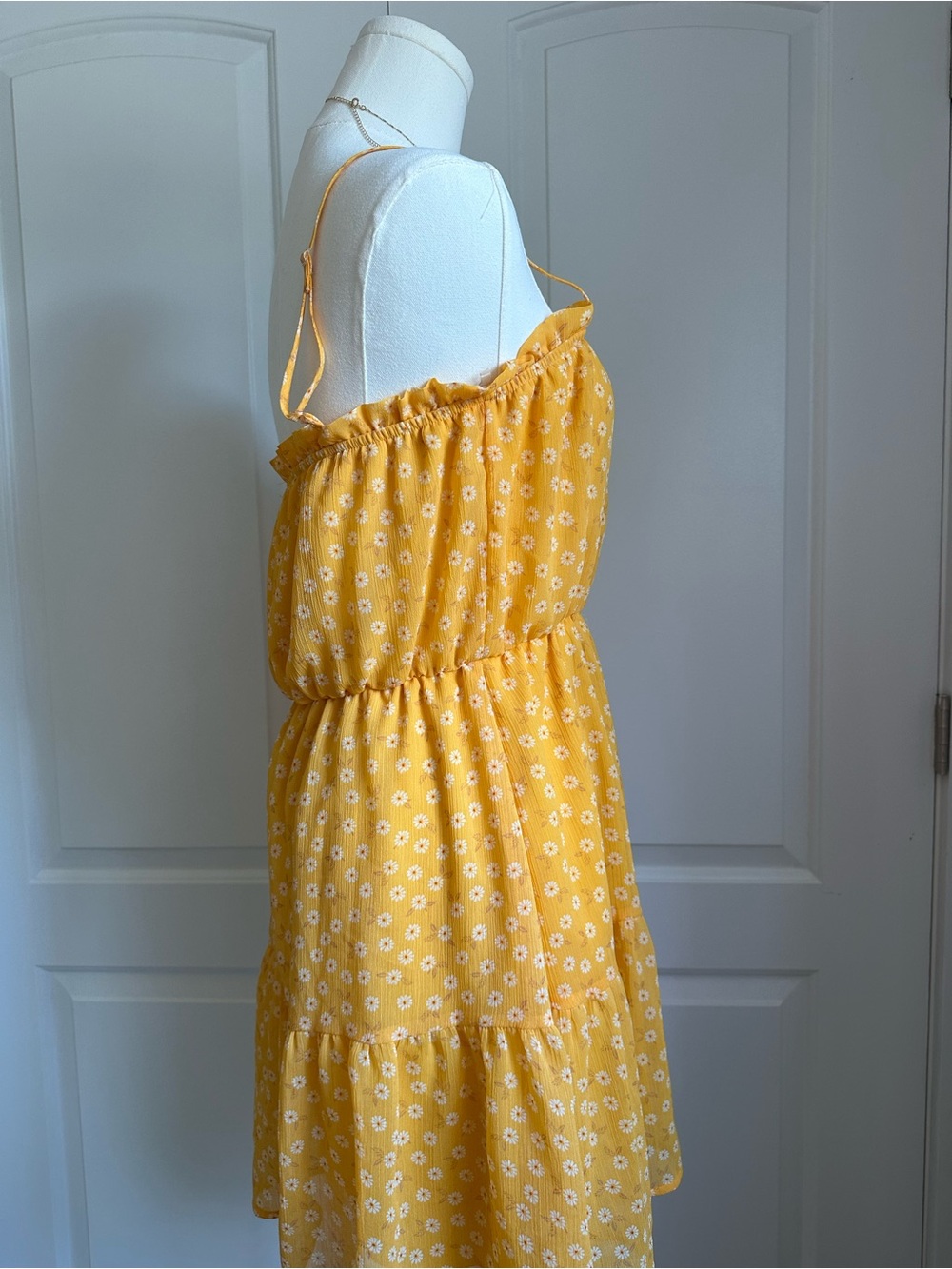 Liberty Love Yellow Daisy Tiered Sundress - Picture 3 of 10
